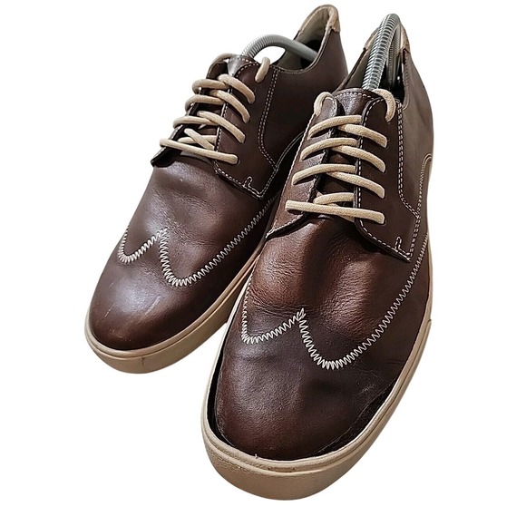 Cole Haan Wingtip Shoes Sneakers Winslow C10641 Lace Up Brown Casual Mens 11.5